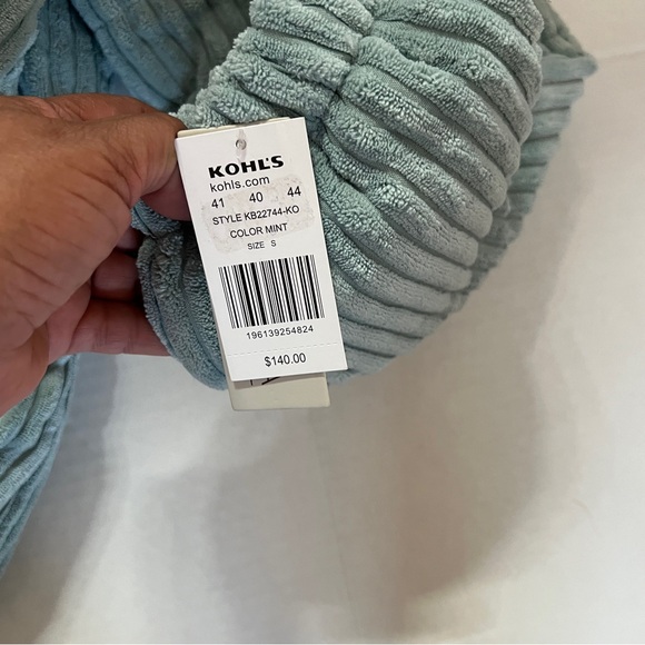 NWT Koolaburra By UGG Coat Corduroy Puffer Jacket Womens Small S Mint Green NEW - Picture 11 of 16